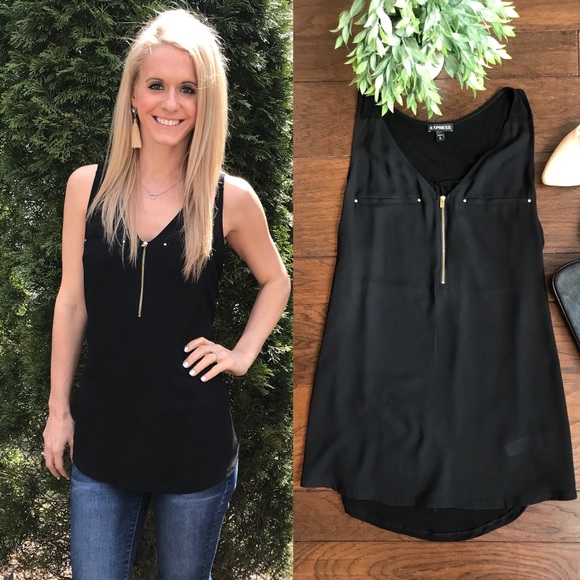 Express Tops - Express Black Tank Top